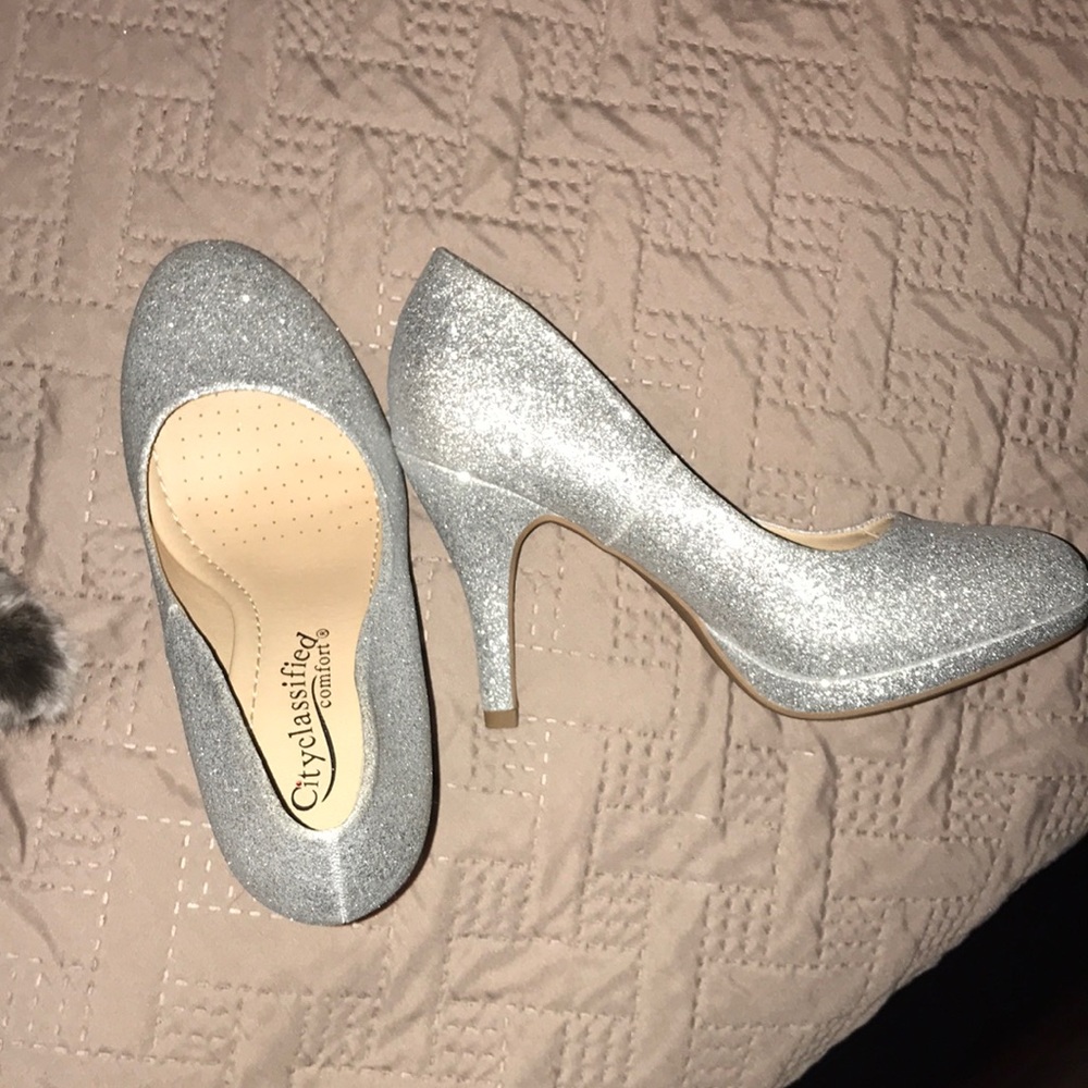 sparkly heels